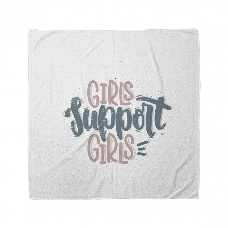 Girls Support Girls Texts Bandana