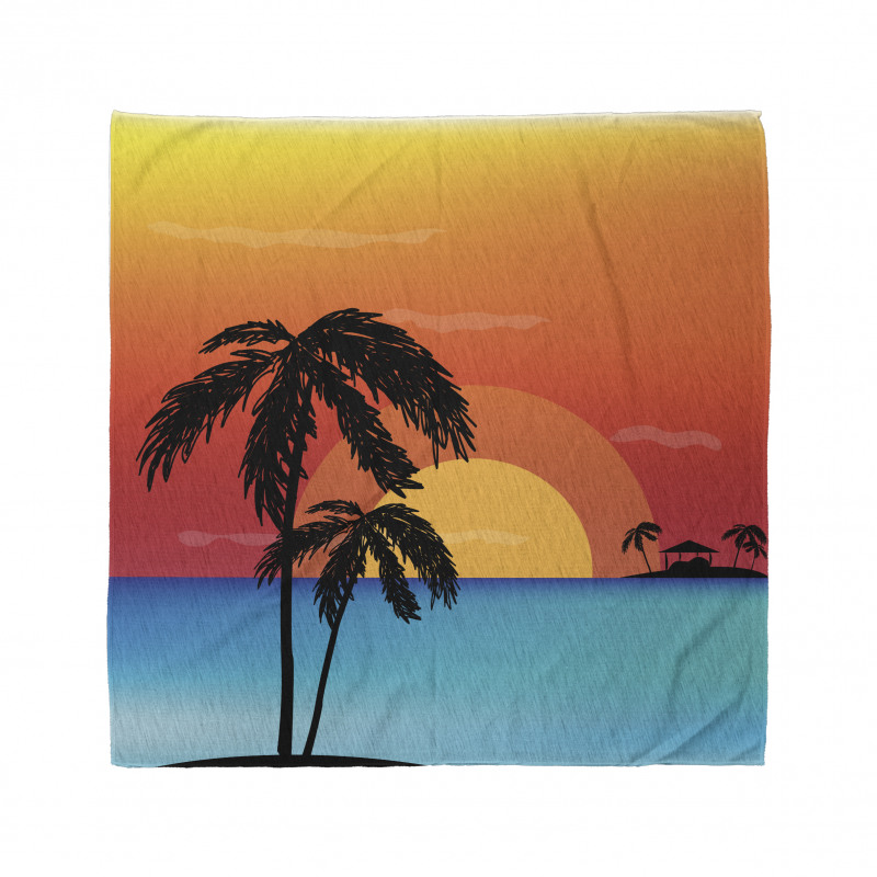 Sunset Trees and an Ocean Bandana