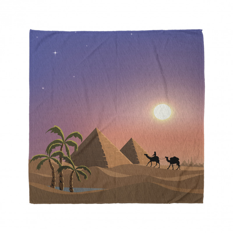 Caravan Camels Desert Scene Bandana