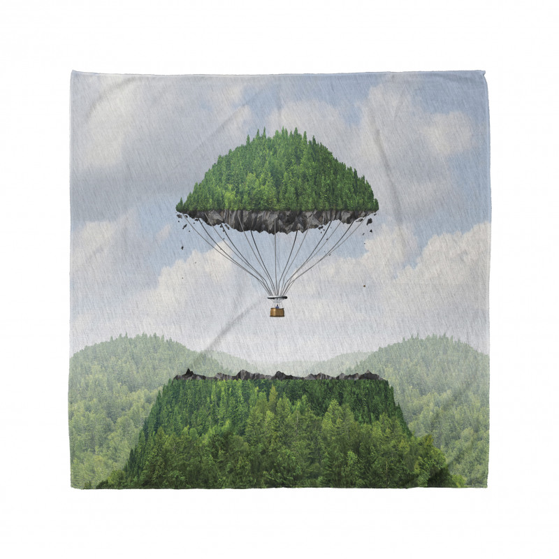 Hot Air Balloon Mountain Bandana