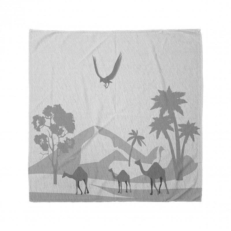 Monotone Greyscale Sand Dunes Bandana