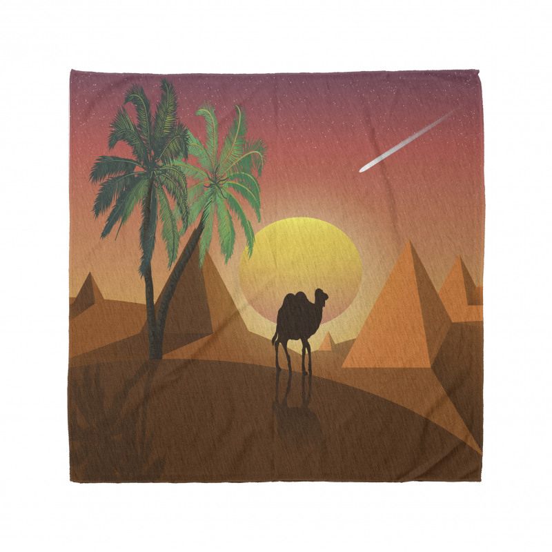 Camels Pyramids and Palms Bandana