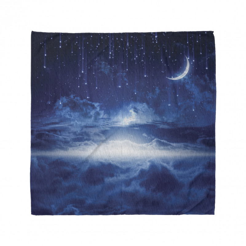 Night Sky Moon Stars Bandana