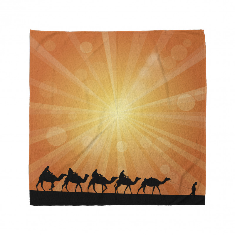 Sunburst Effect and Camels Bandana