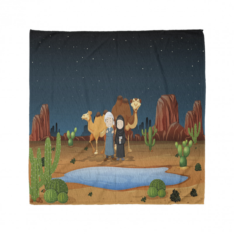 People Camels Cactus Bandana