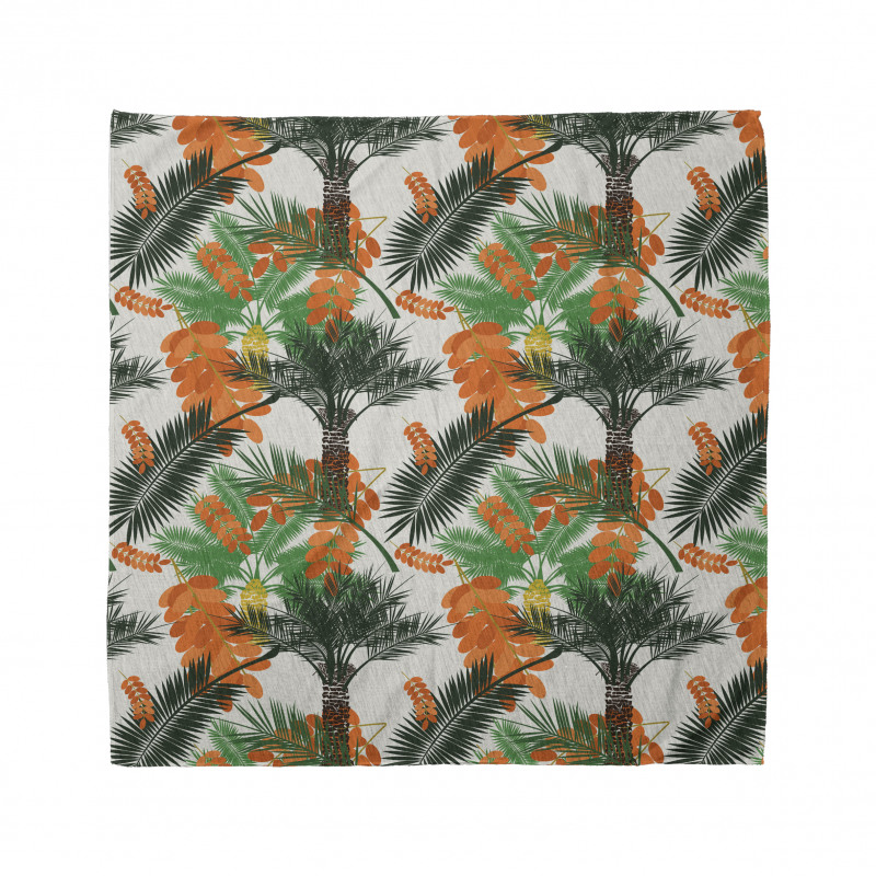 Date Palm Tree with Leaves Bandana