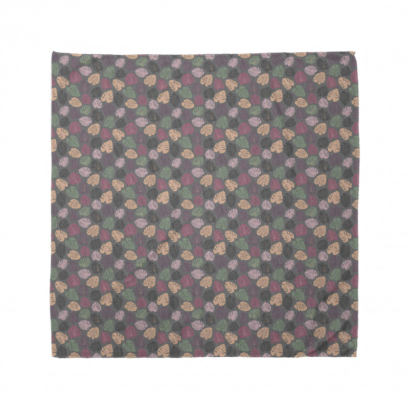 Pastel Abstract Leaves Bandana