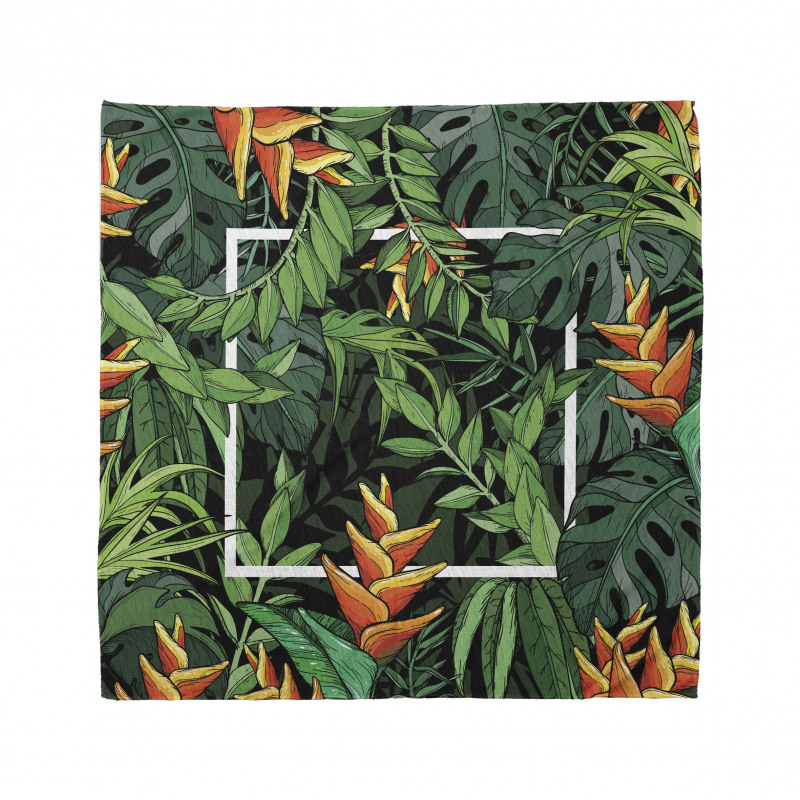 Modern Jungle Square Bandana