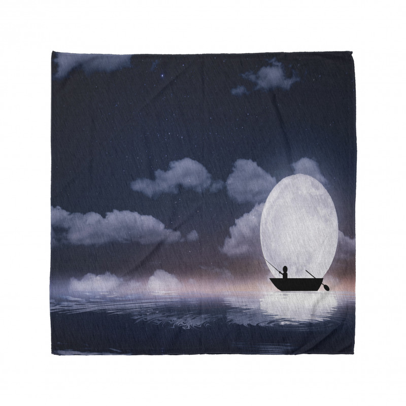 Fisherman in Boat Night Bandana