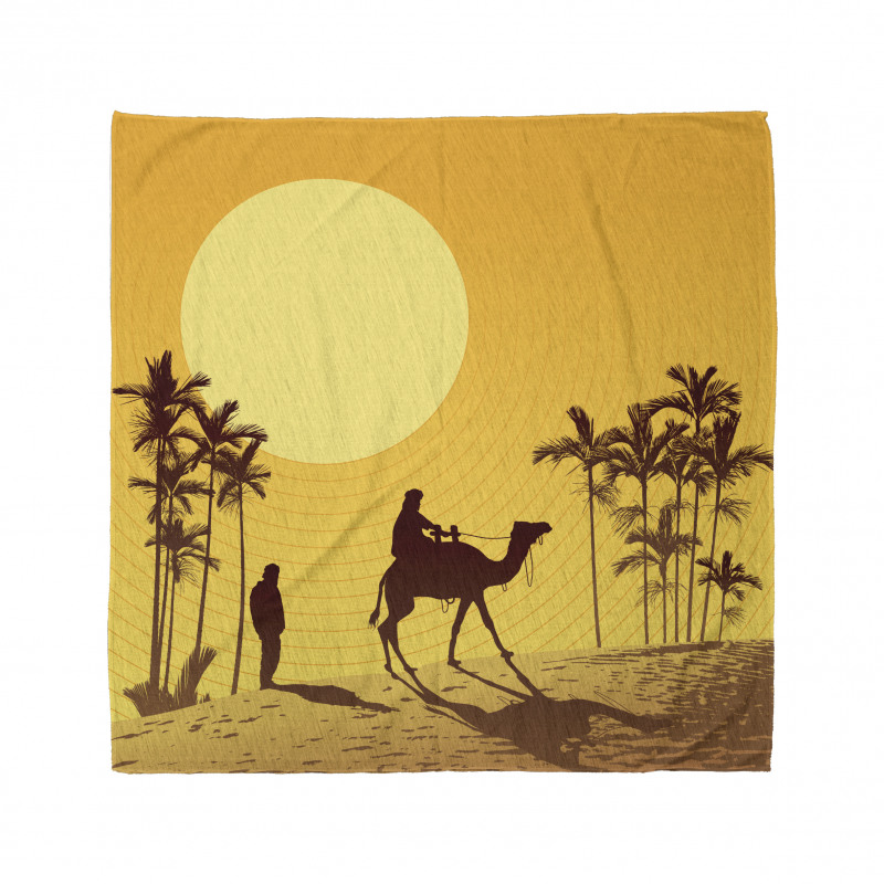 Camel Men and Palms Bandana