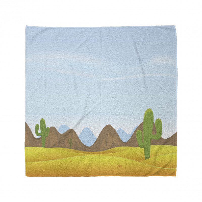 Cactus Plants Mountains Desert Bandana