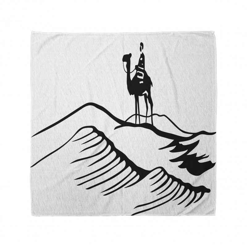 Monochromatic Man on Camel Bandana