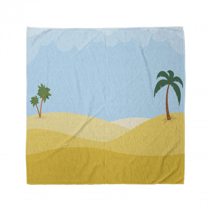 Tropical Palms on Desert Sky Bandana