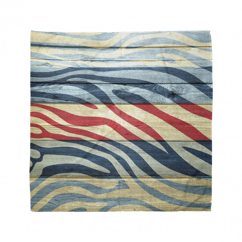 Country Zebra on Wood Bandana