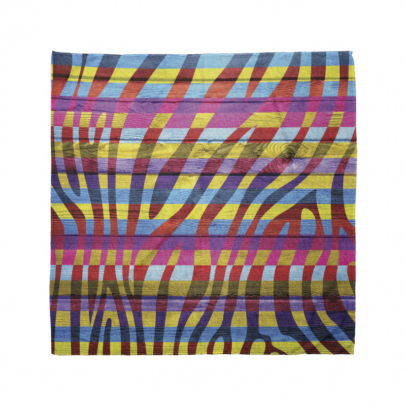 Vibrant Curvy Lines Bandana