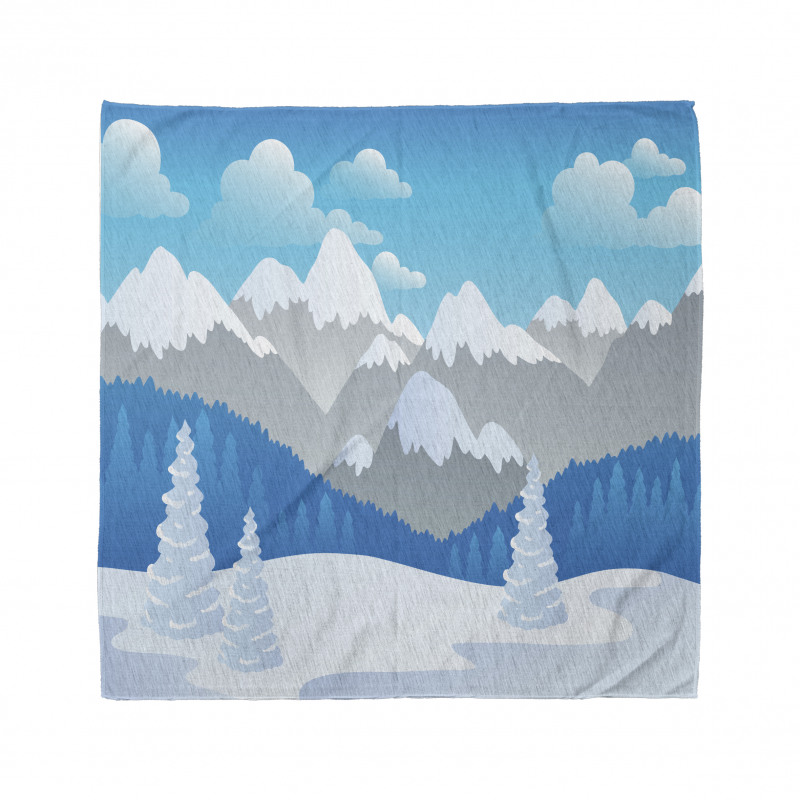 Snow-Capped Mountains Bandana