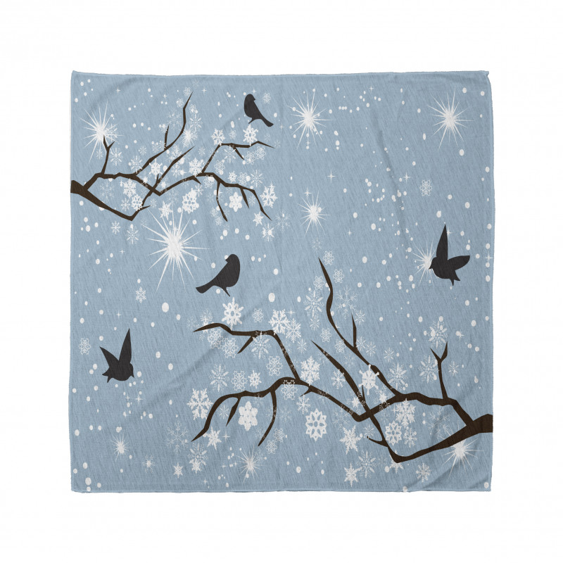 Birds Snowflakes Bandana