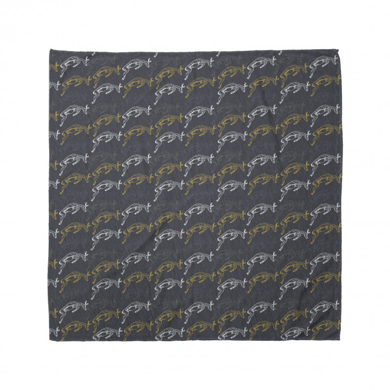 Modern Jumping Pose Animal Bandana