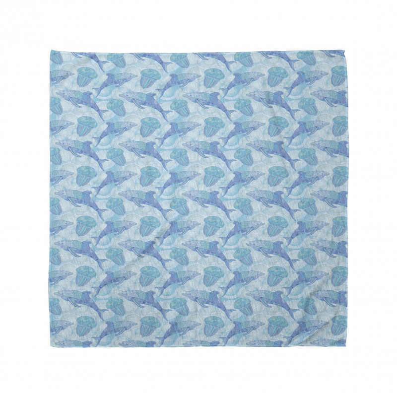 Dolphins Abstract Rounds Bandana