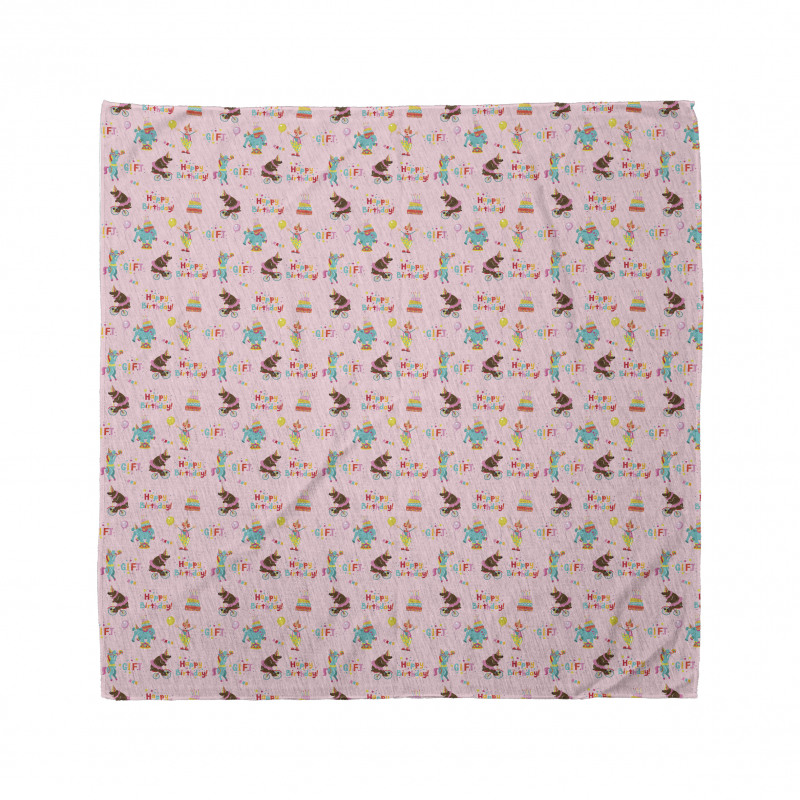 Happy Birthday Animals Fun Bandana