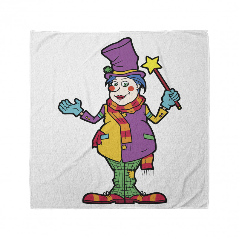 Whimsical Man with Magic Wand Bandana