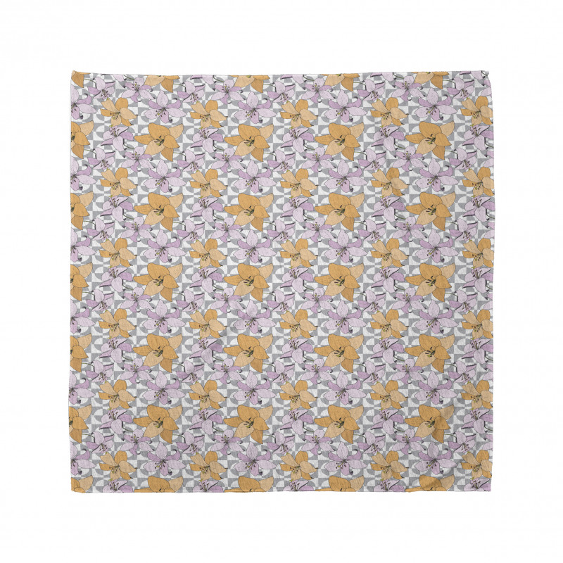 Pastel Bicolour Lily Flora Bandana