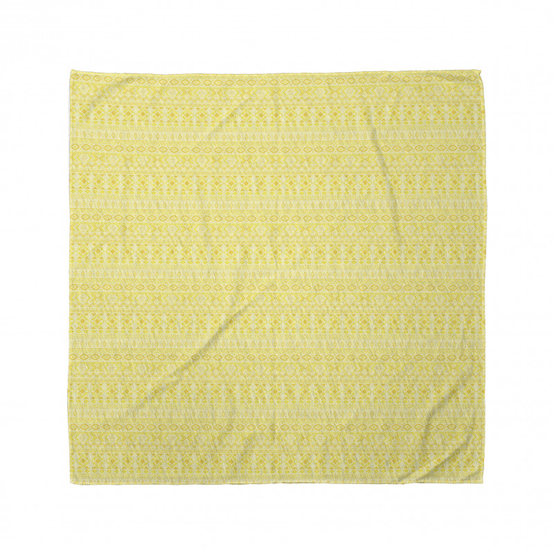 Folklore Yellow Monochrome Bandana