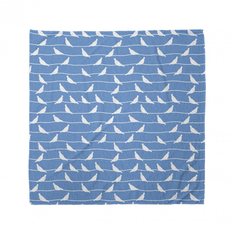 Doves on Lines Bandana