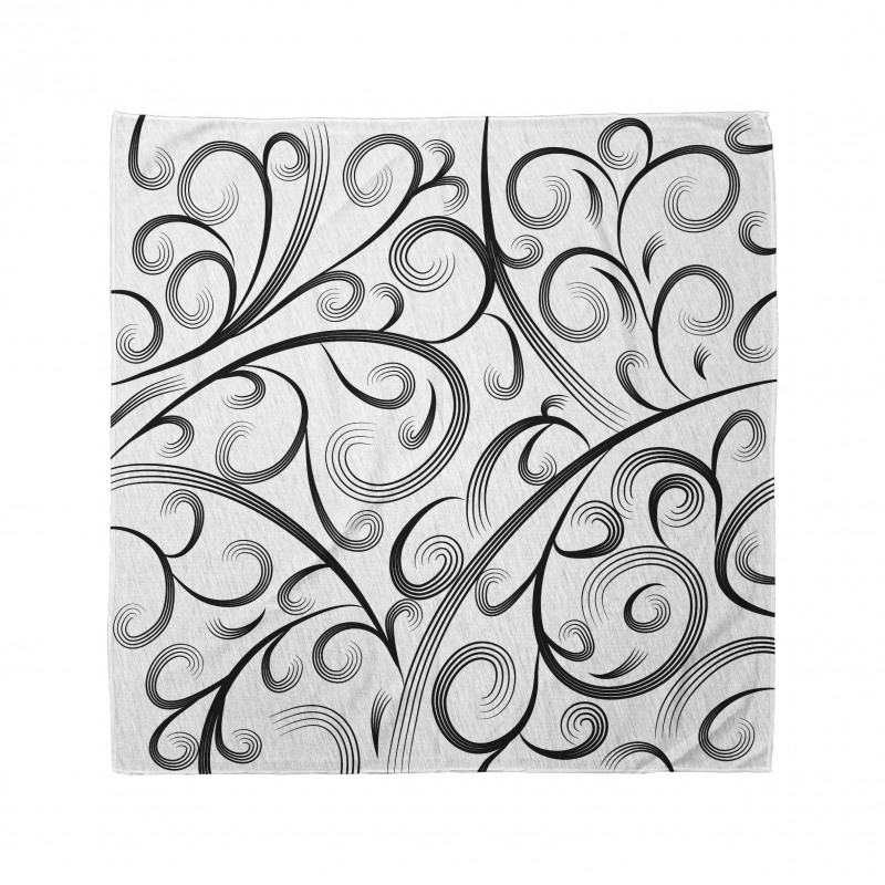 Curvy Lines Art Bandana