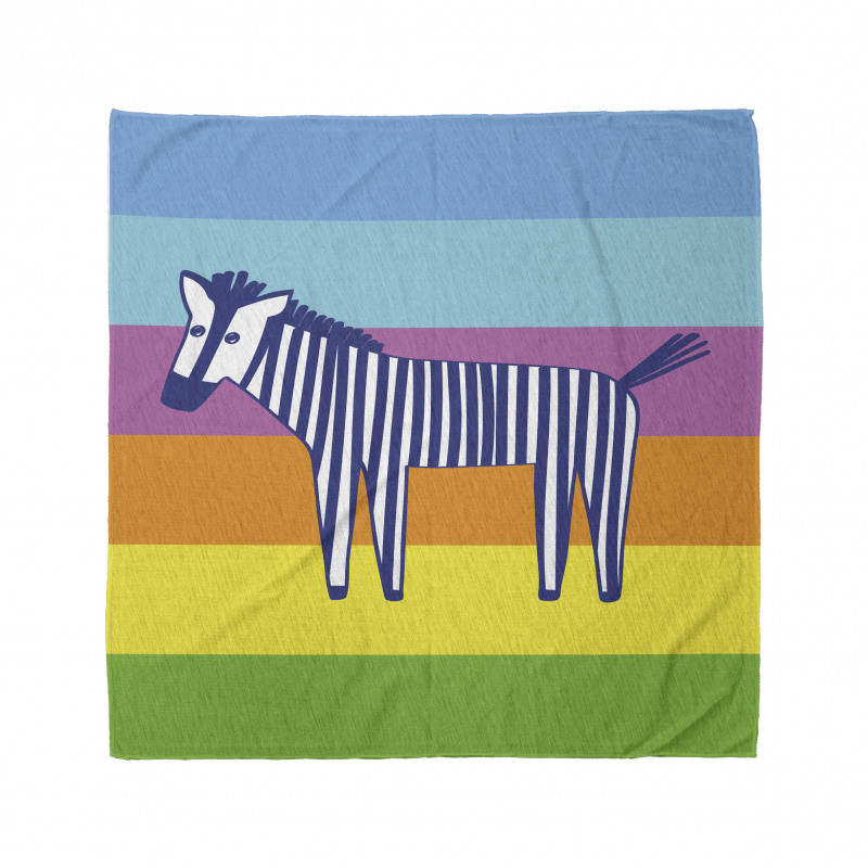 Doodle Animal Stripes Bandana