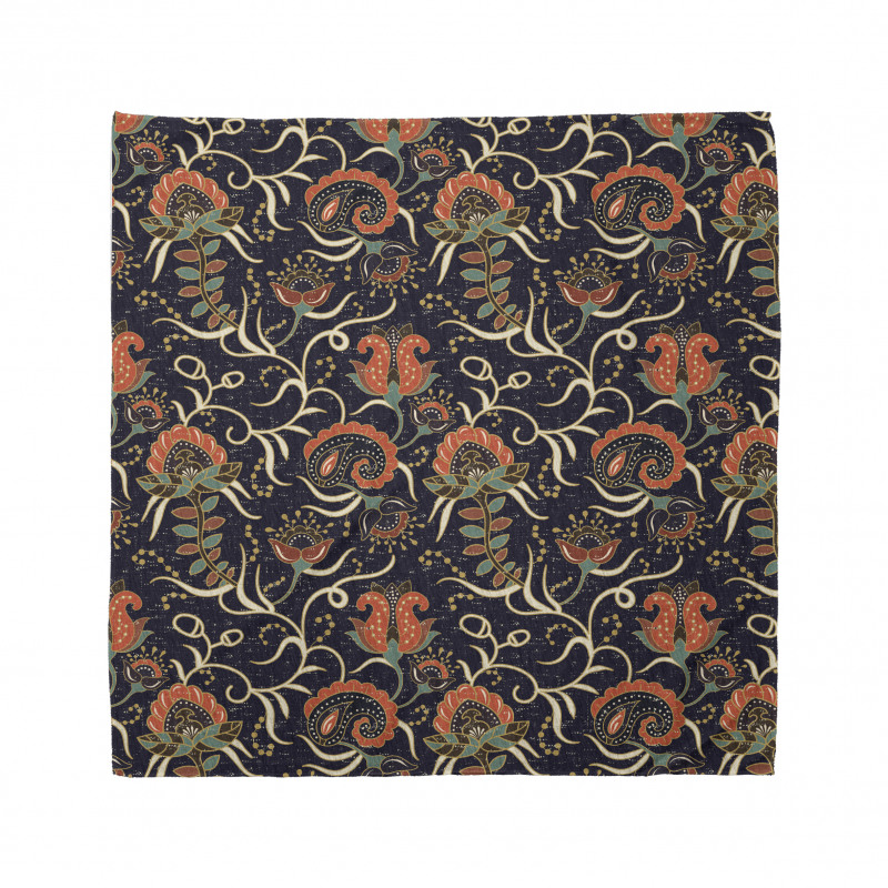 Grunge Flora Curl Bandana