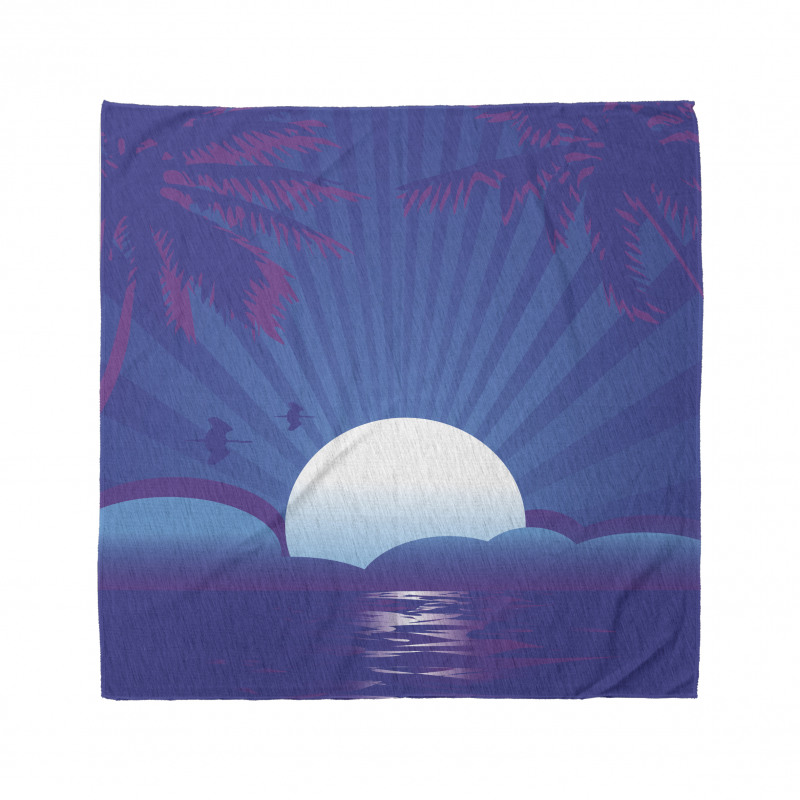 Exotic Summer Time Scene Bandana