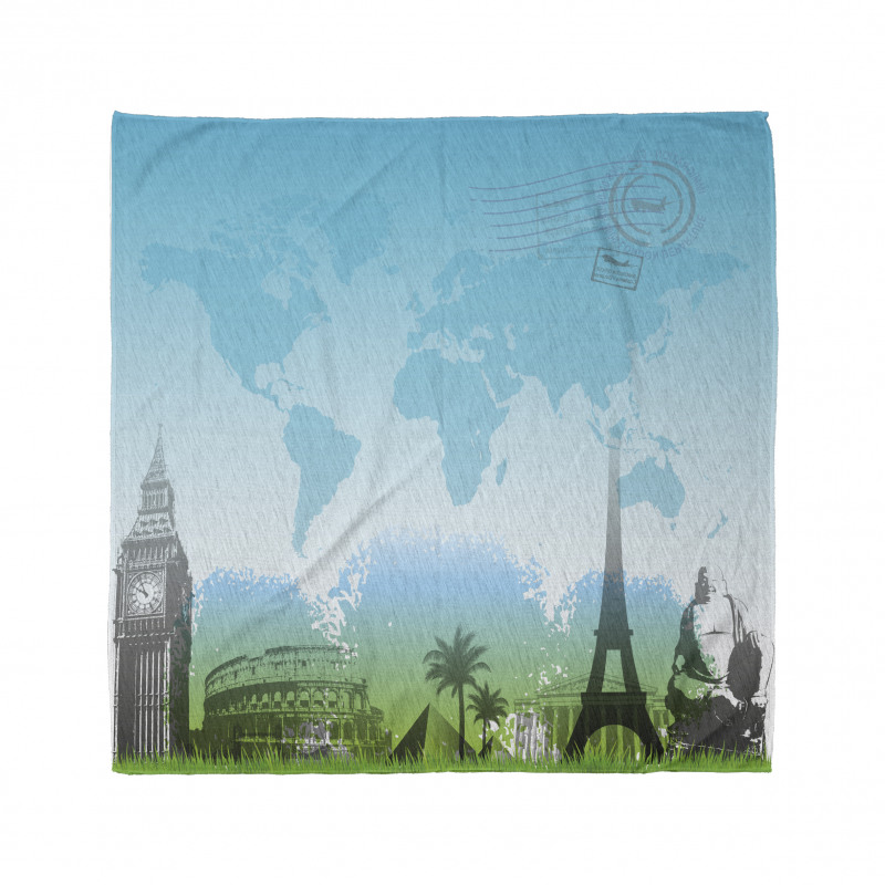 Famous Landmarks Mapping Bandana