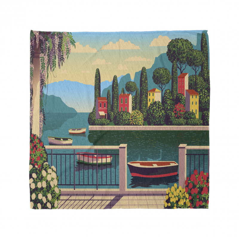 Mediterranean Romantic Scene Bandana