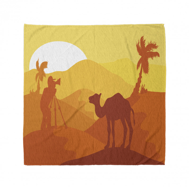 Camel Safari Monochrome Art Bandana