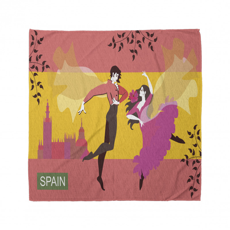 Spanish Dancer Woman and Man Bandana