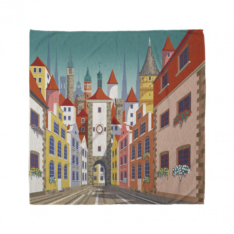 Historic European Houses Bandana