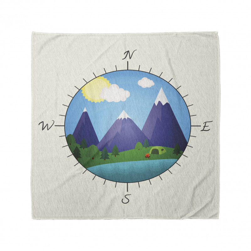 Adventurous Compass Design Bandana