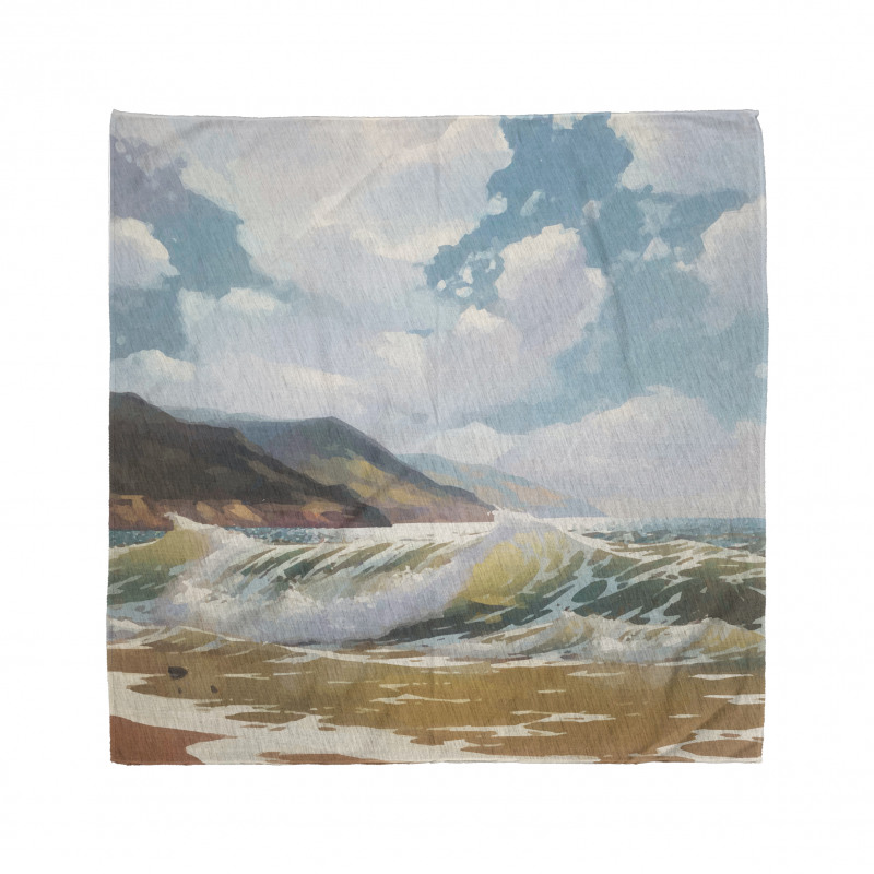 Sea Waves Coastline Bandana