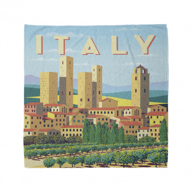 Summer Season Rural Landscape Bandana