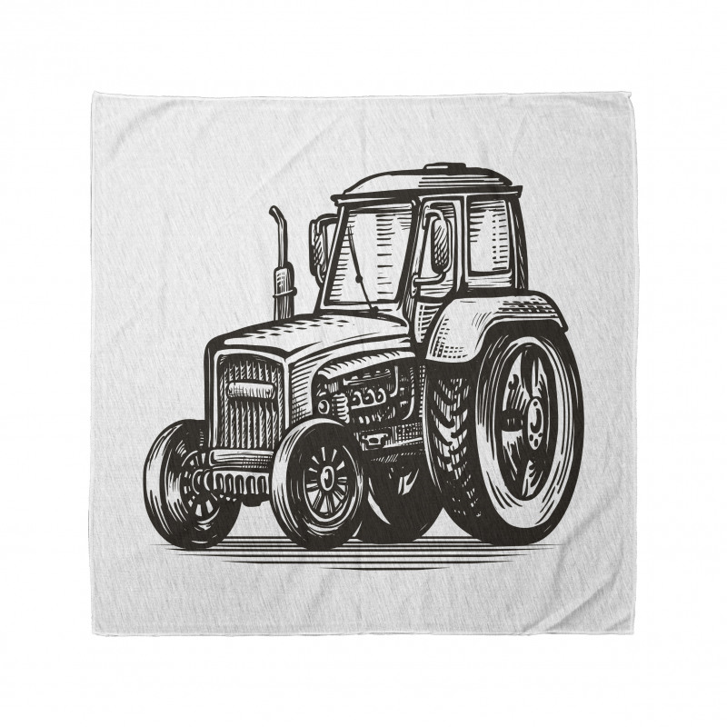 Farming Tractor Art Bandana