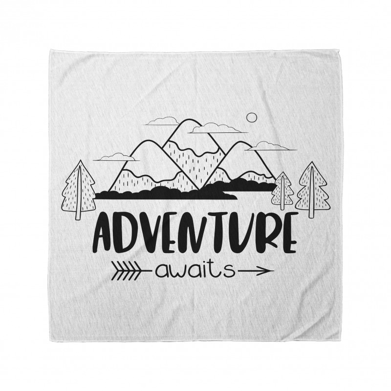 Mountain Lettering Bandana