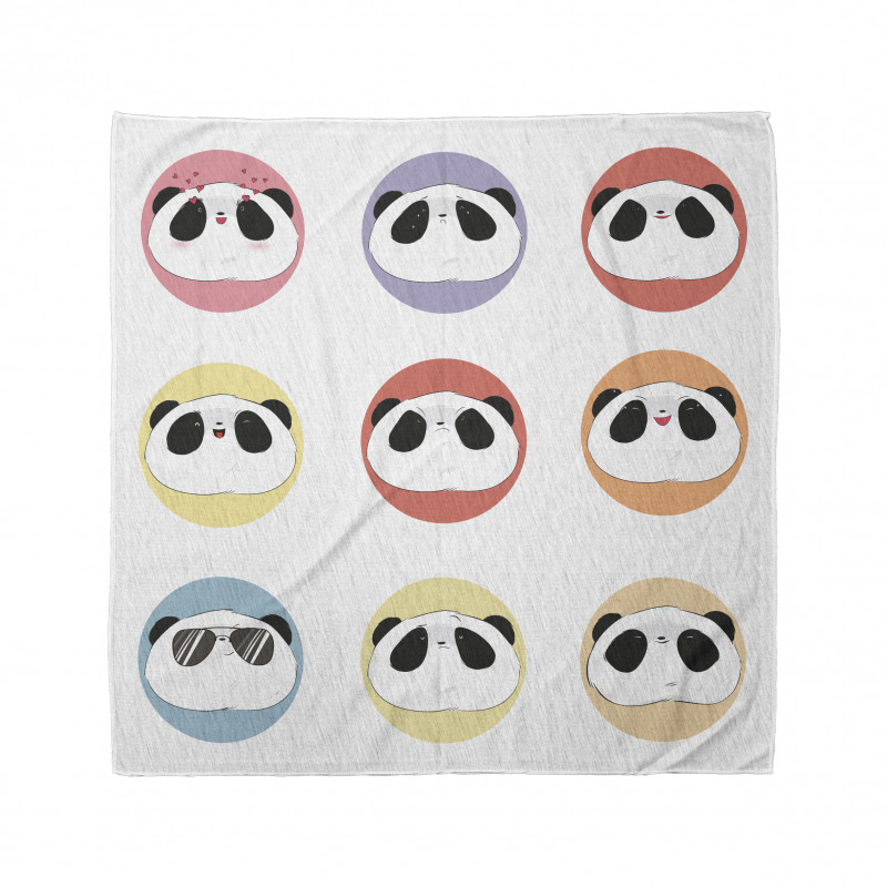 Round with Animal Faces Fun Bandana