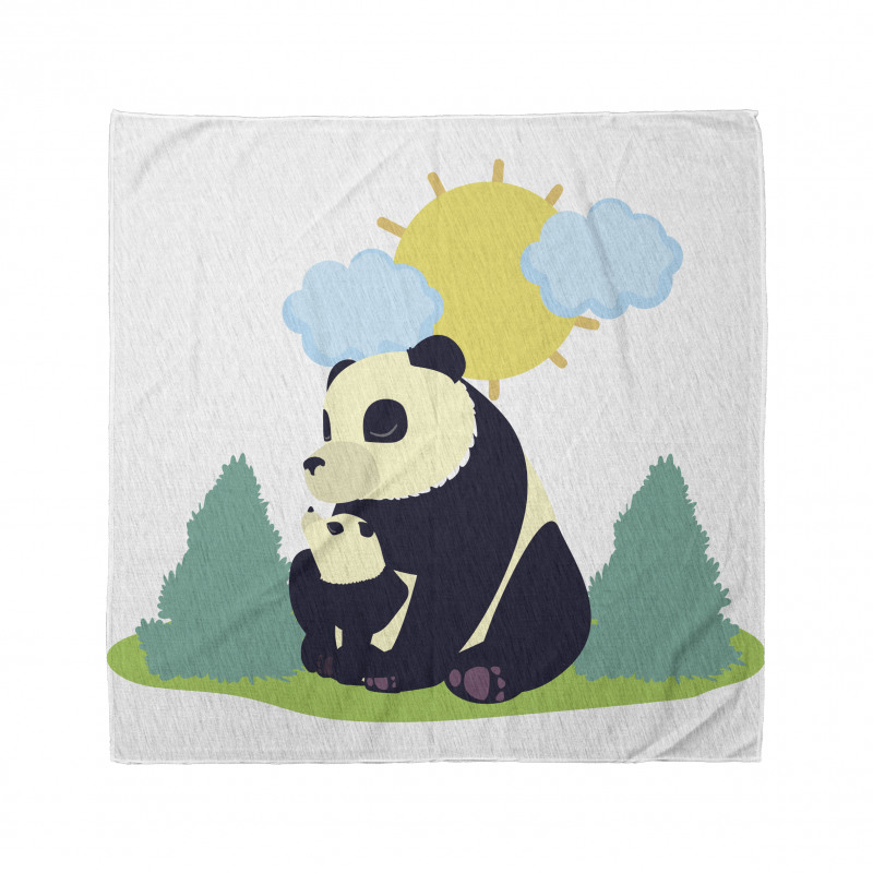 Mammal and His Baby Outdoors Bandana