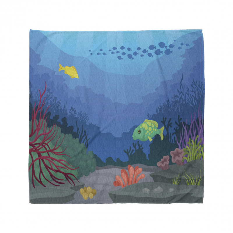 Oceanic Seaweed Seascape Bandana