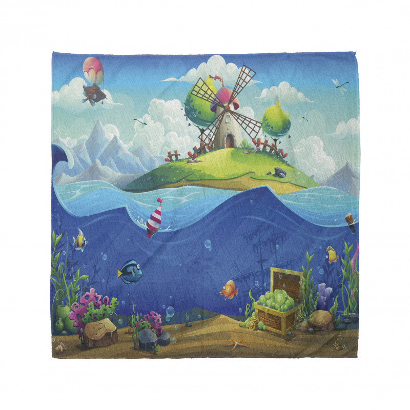 Undersea and an Island Bandana