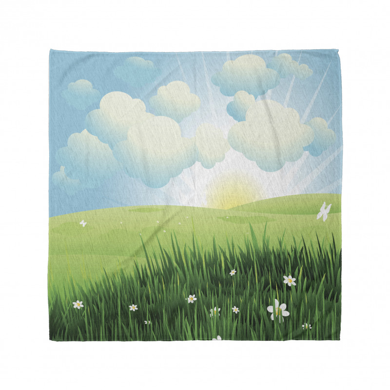 Sun and Clouds Bandana