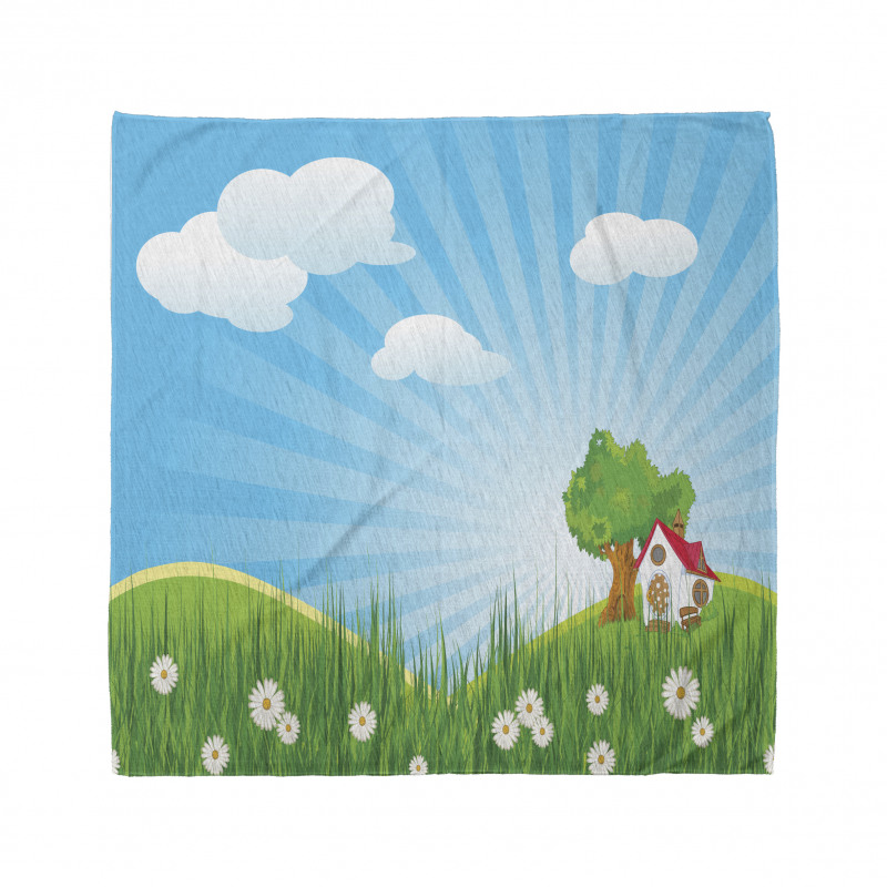 House on a Hill Bandana