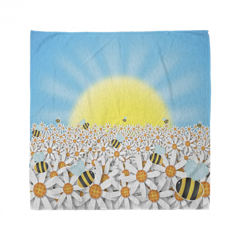 Daisies and Bees Bandana