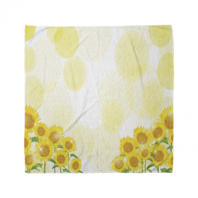 Sunflowers Blots Bandana